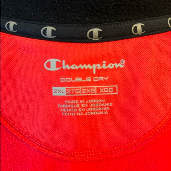 Champion Women's Red Bomber Jacket - Picture 6 of 7